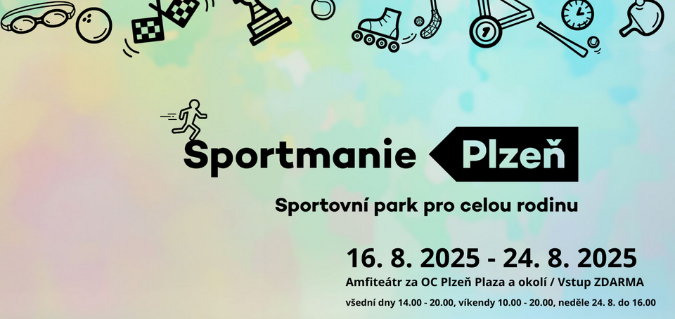 Navštivte nás na Sportmanii Plzeň 2025. Stanoviště NSM zde najdete od 19. do 21. 8. 2025. Ve čtvrtek 21.8. navíc proběhne Den s Nadací sportující mládeže a Odborem sportu MMP.